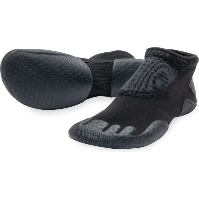 Гидротапки DAKINE UNISEX FOLDING REEF SHOE 1MM BLACK Размер 4 DK21U1FRS (0604565438294)
